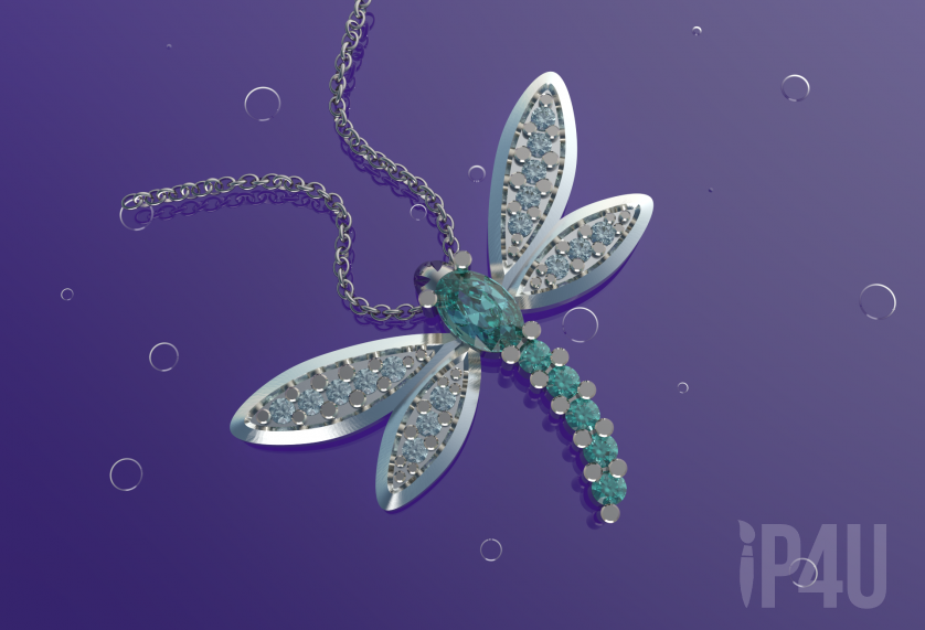 Dragonfly pendant image 1