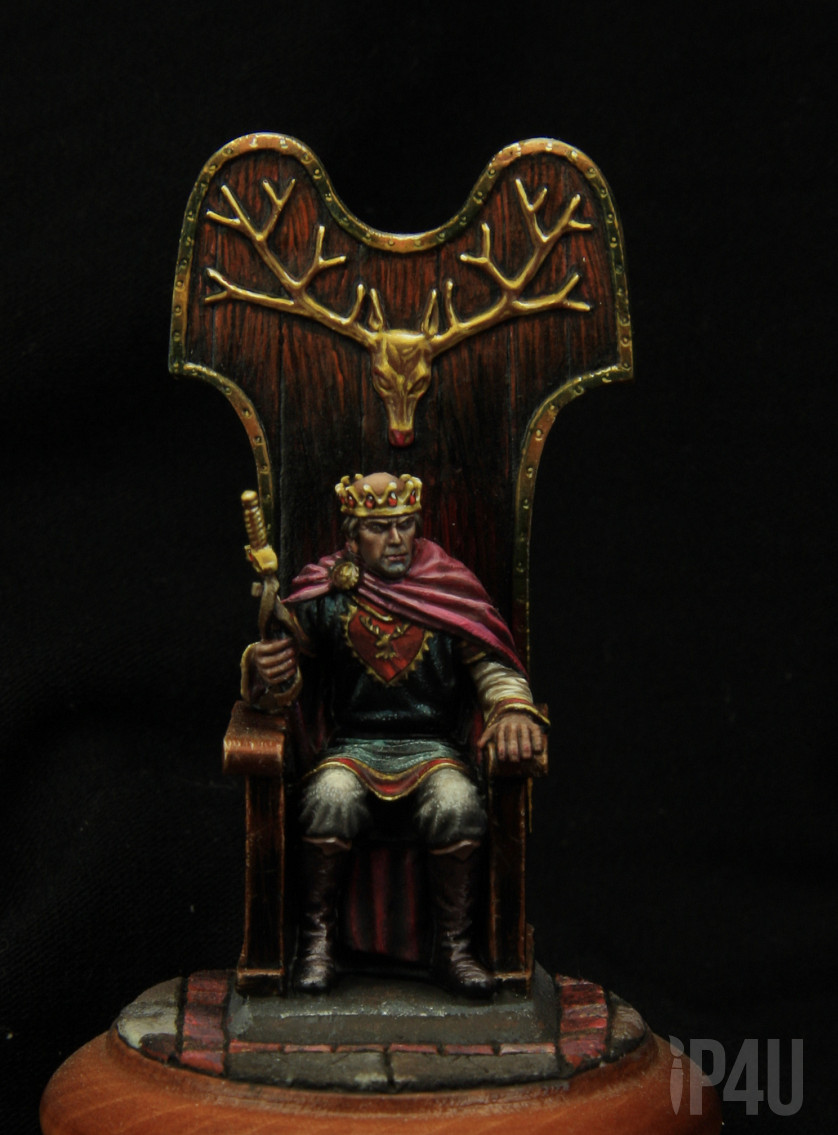 Stannis Baratheon on Throne 40mm (масло) image 1