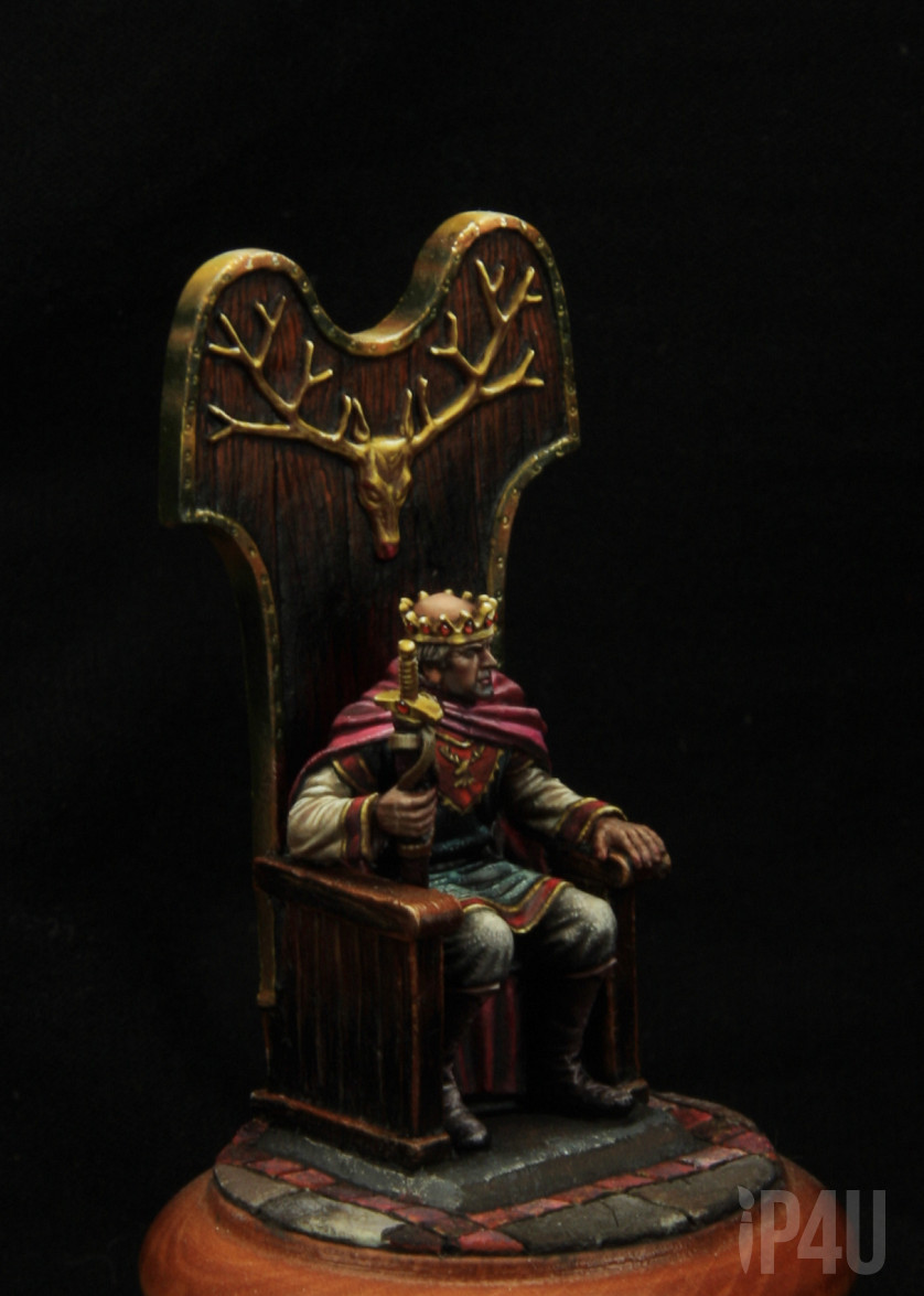 Stannis Baratheon on Throne 40mm (масло) image 3