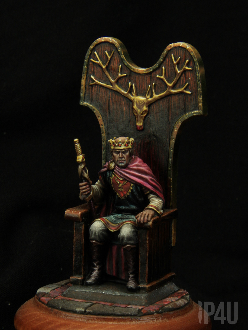 Stannis Baratheon on Throne 40mm (масло) image 2