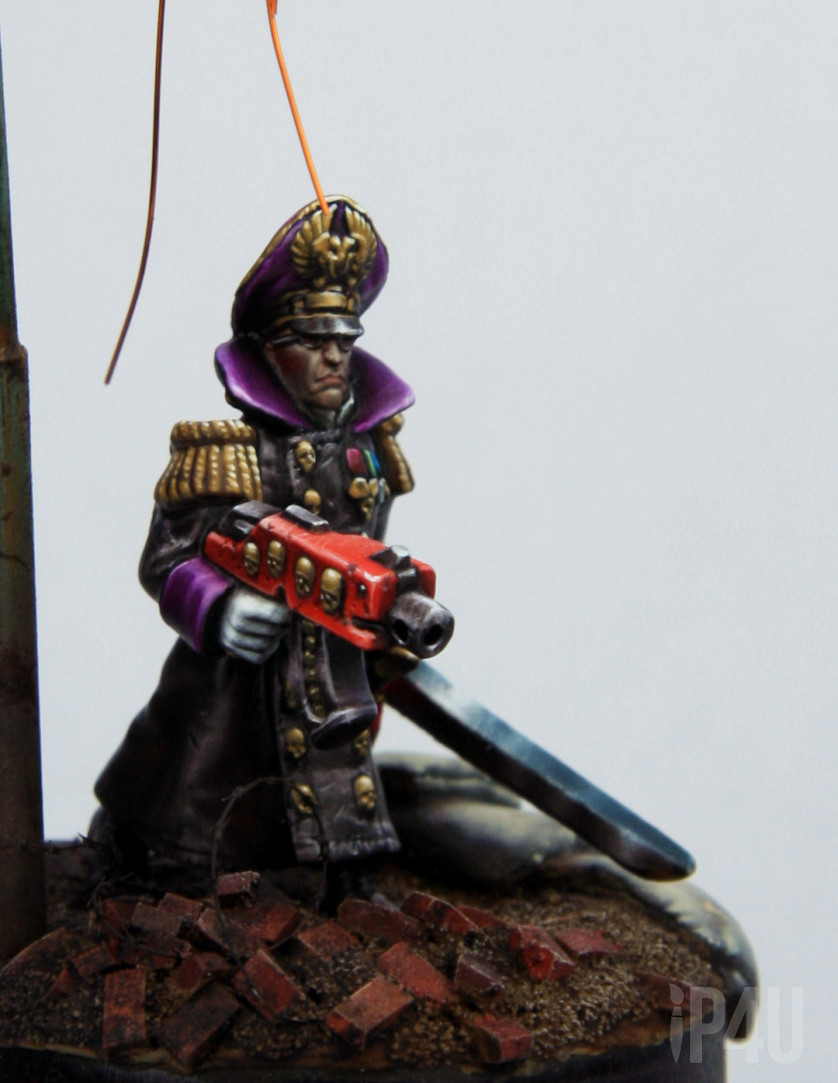 Commissar Warhammer 40k (масло) image 4