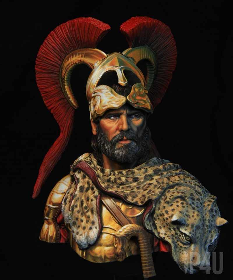 Ancient Greek warlord от Young Miniatures, бюст 1/10 image 1