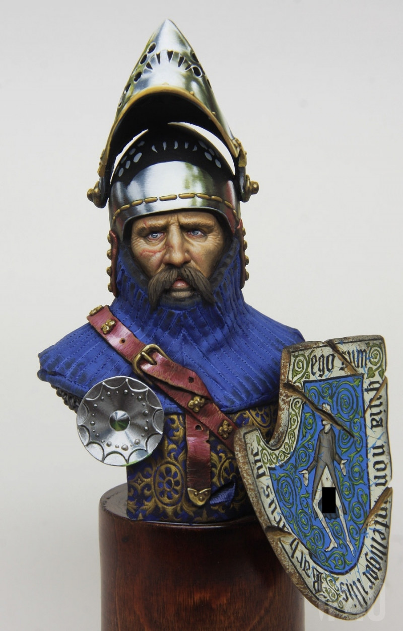 Sir Nicolas the Unclear, blue knight of spring, бюст 1/10 image 1