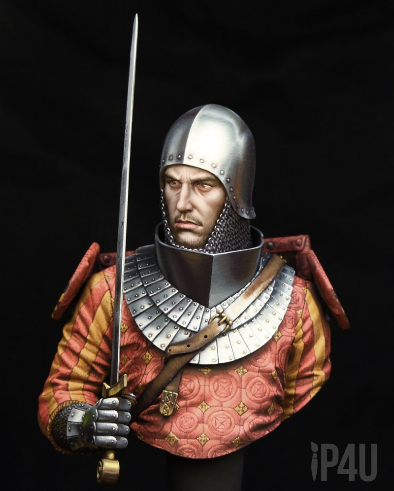 European knight early XIVc. 1/10 от Young Miniatures, боксарт image 1