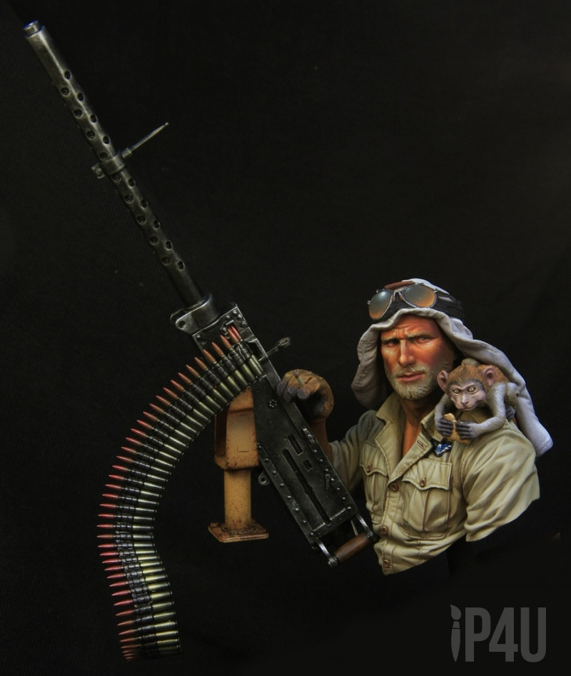 WWII SAS Jeep Gunner от Young miniatures, боксарт image 1