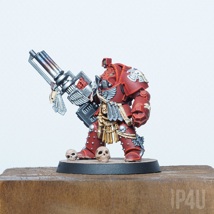 Adeptus Astartes Terminator in red armor image 5