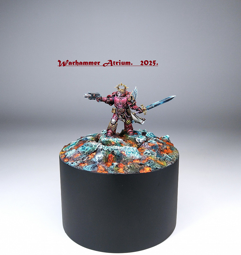 Warhammer 40k. Blood Angels Captain. 5th Company. Sendini - Current Captain. image 1