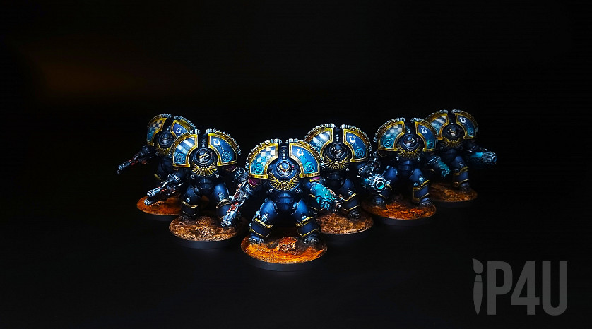 Warhammer 30k. The Horus Heresy. Saturnine Terminator Squad. The XIII Legion, the Ultramarines. image 7