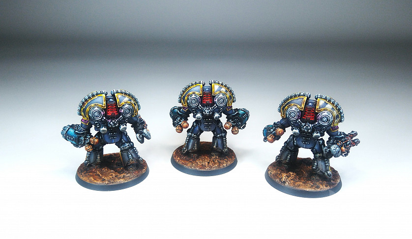 Warhammer 30k. The Horus Heresy. Saturnine Terminator Squad. The XIII Legion, the Ultramarines. image 6