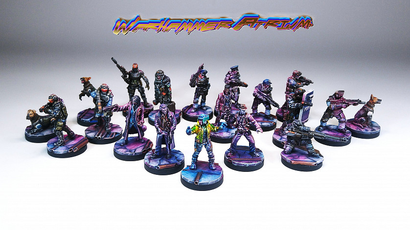 Cyberpunk 2077. Tactical board game. Cyberpunk RED: Combat Zone. image 1