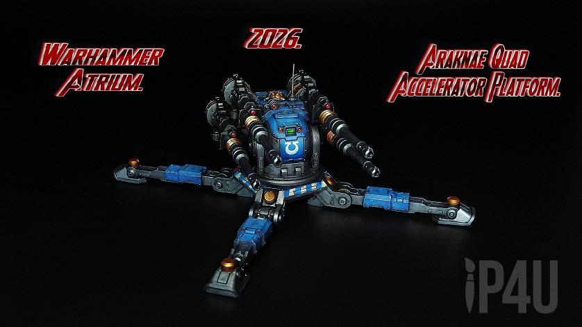 Warhammer: The Horus Heresy – Saturnine. Araknae Quad Accelerator Platform. image 8