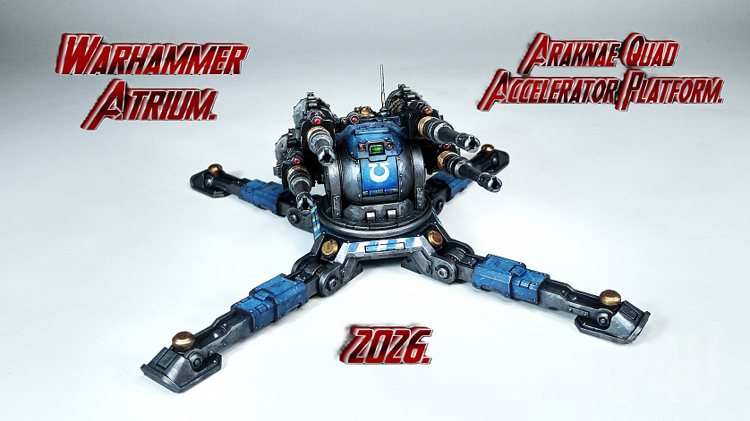 Warhammer: The Horus Heresy – Saturnine. Araknae Quad Accelerator Platform. image 1