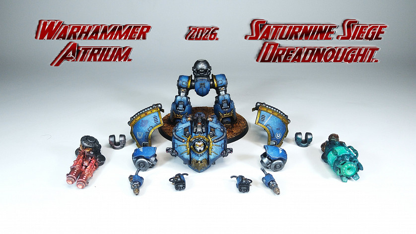 Warhammer: The Horus Heresy – Saturnine Siege Dreadnought image 1