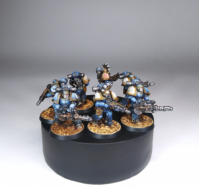 Warhammer: The Horus Heresy. Saturnine. Legionaries in MKII power armour image 6