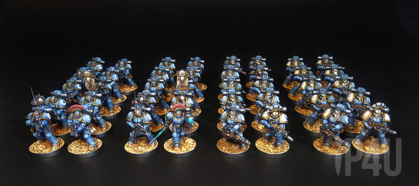 Warhammer: The Horus Heresy. Saturnine. Legionaries in MKII power armour image 3