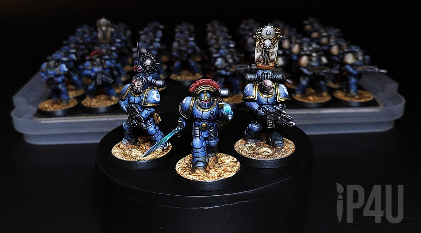 Warhammer: The Horus Heresy. Saturnine. Legionaries in MKII power armour image 4