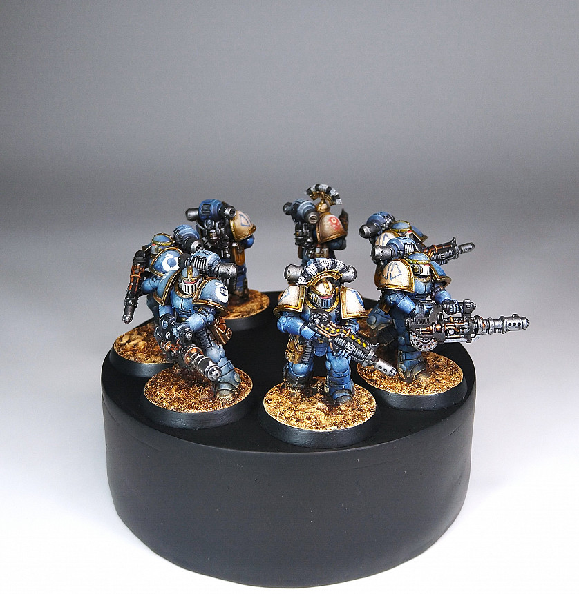 Warhammer: The Horus Heresy. Saturnine. Legionaries in MKII power armour image 5