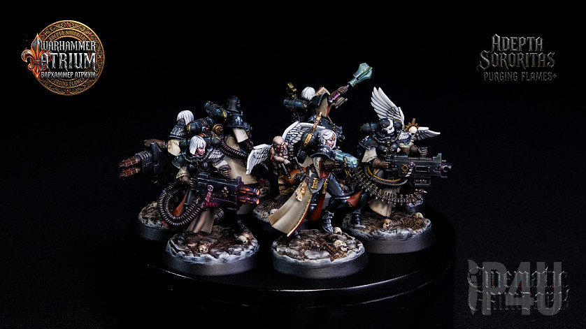 ADEPTA SORORITAS-PURGING FLAMES. Palatine.Retributor Squad. image 1
