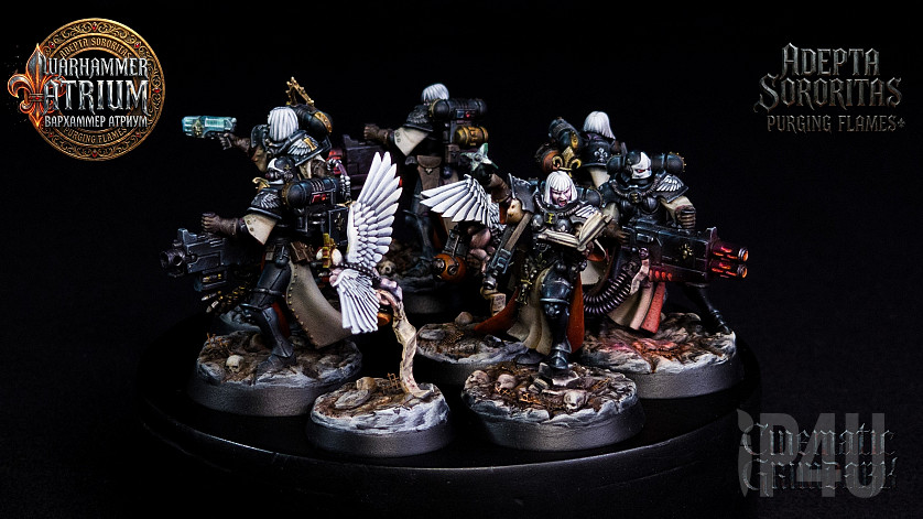 ADEPTA SORORITAS-PURGING FLAMES. Palatine.Retributor Squad. image 2