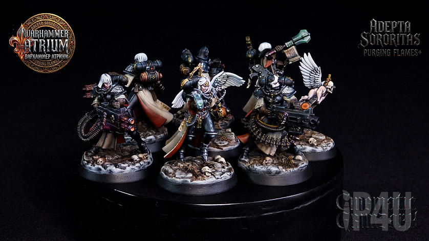 ADEPTA SORORITAS-PURGING FLAMES. Palatine.Retributor Squad. image 3