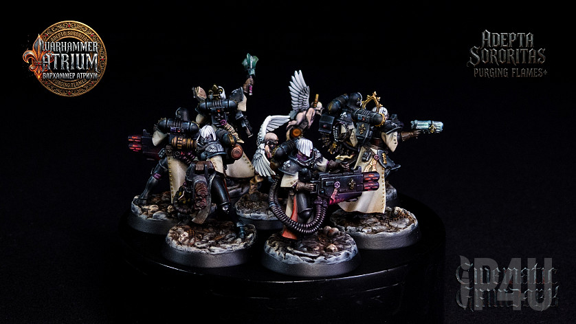 ADEPTA SORORITAS-PURGING FLAMES. Palatine.Retributor Squad. image 4