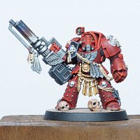 Adeptus Astartes Terminator in red armor