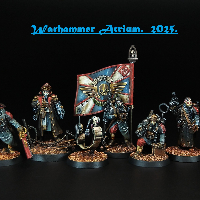 Warhammer 40k. Death Korps of Krieg. Krieg Command Squad.