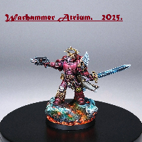 Warhammer 40k. Blood Angels Captain. 5th Company. Sendini - Current Captain.