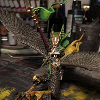 Принц эльф на орле