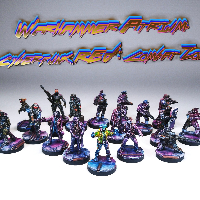 Cyberpunk 2077. Tactical board game. Cyberpunk RED: Combat Zone.