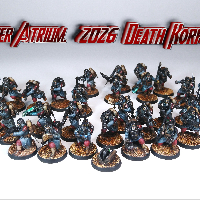 Warhammer 40k. Death Korps of Krieg. Veteran Guardsmen