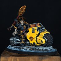 Space Marines Primaris Chaplain on Bike