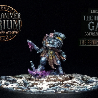 Warhammer 40k. Space Wolves. Lieutenant with Combi-Weapon. THE HUNTER’S GAZE. Warhammer Atrium.
