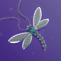 Dragonfly pendant