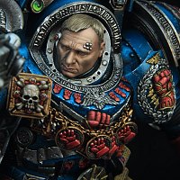 Crimson Fist Terminator Captain 150mm