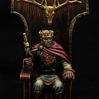 Stannis Baratheon on Throne 40mm (масло)