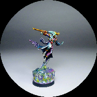 Warhammer 40k. Aeldari. Harlequins. Solitaire.