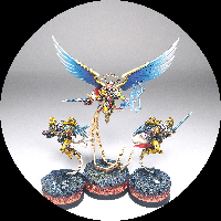 Saint Celestine with Supreme Gemini by Warhammer Atrium.