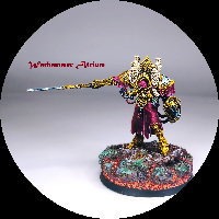 Warhammer 40k. Morvenn Vahl. By Warhammer Atrium.