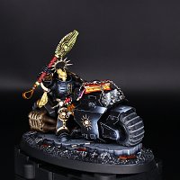 Primaris Chaplain on bike