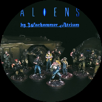 Aliens by Battlefront Miniatures (Gale Force 9). Painted by Warhammer Atrium.